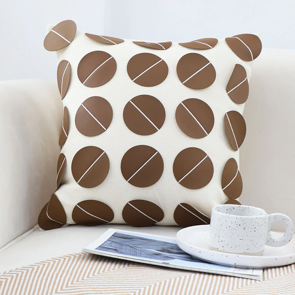 SOGA 45cm Mid-Century Dot Pattern Pillow Cover