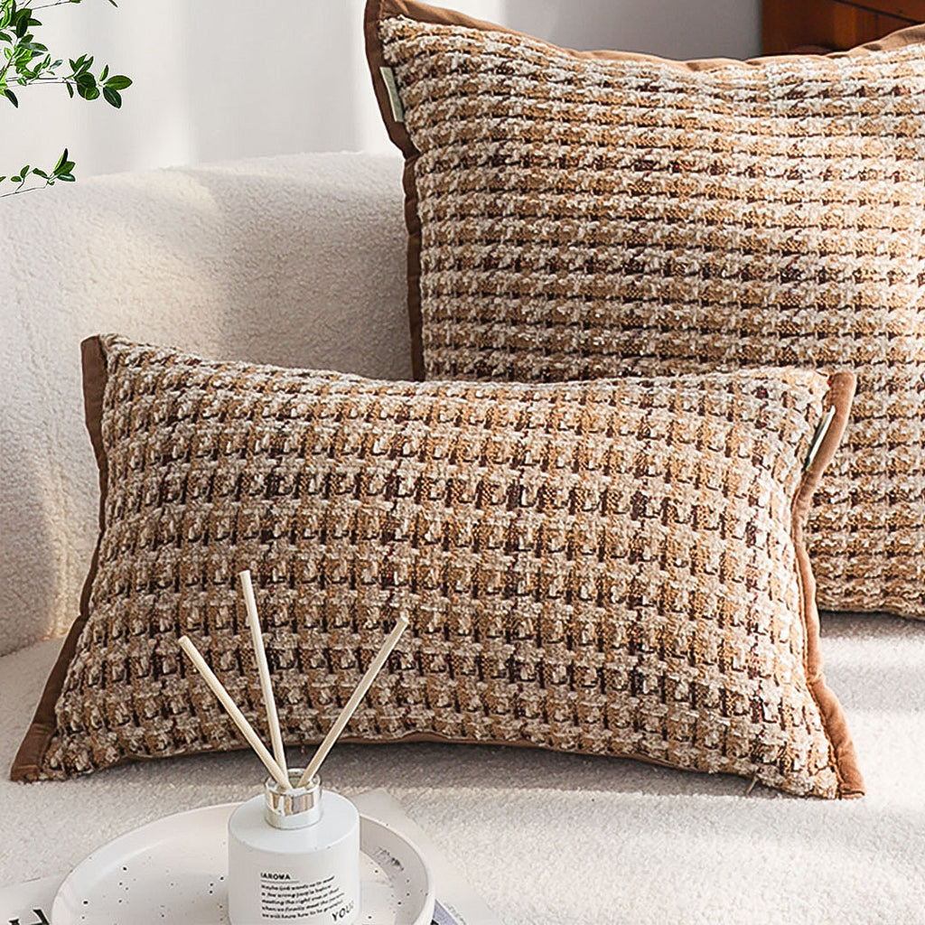 SOGA 30x50cm Modern Brown Rectangular Pillowcase