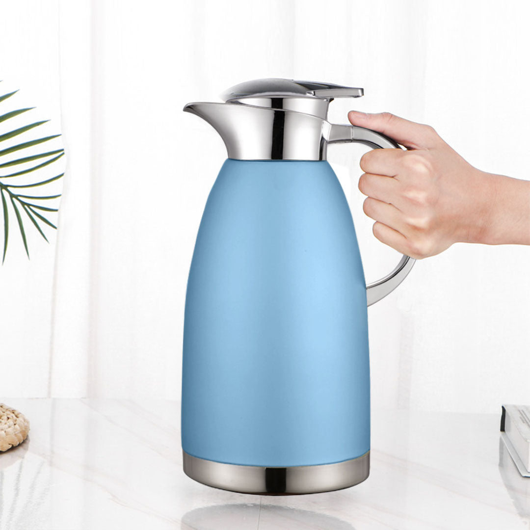 Soga 1.8L Blue Color 3-Layer Vacuum Insulated Stainless Steel Flask