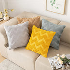 SOGA 45cm Chevron Sunshine Pillowcase