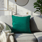 SOGA 45cm Velvet Pillowcase (Emerald Green)