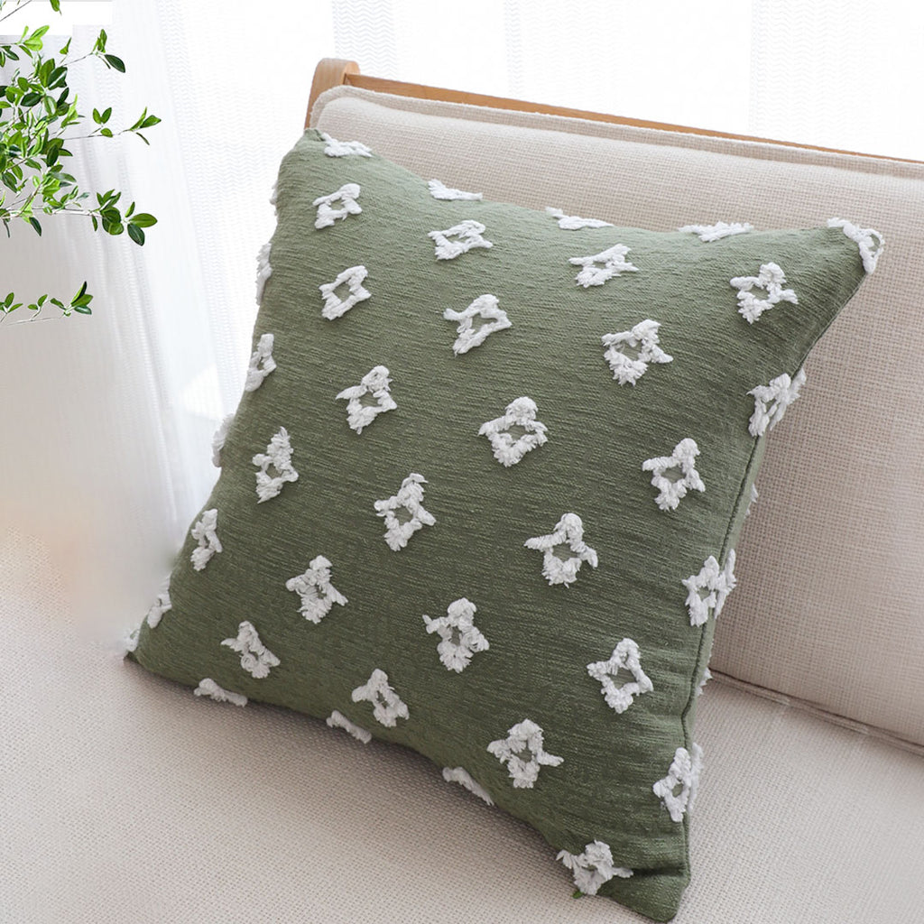 SOGA 45cm Geometric Cross Pattern Pillow Cover