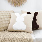 SOGA 45cm White Bunny Pillowcase