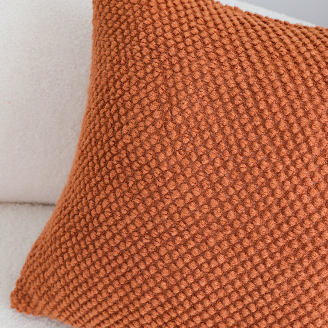 SOGA 45cm Textured Terracotta Pillowcase