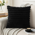 SOGA 2X 45cm Medieval Raised Pattern Fringed Velvet Pillowcase