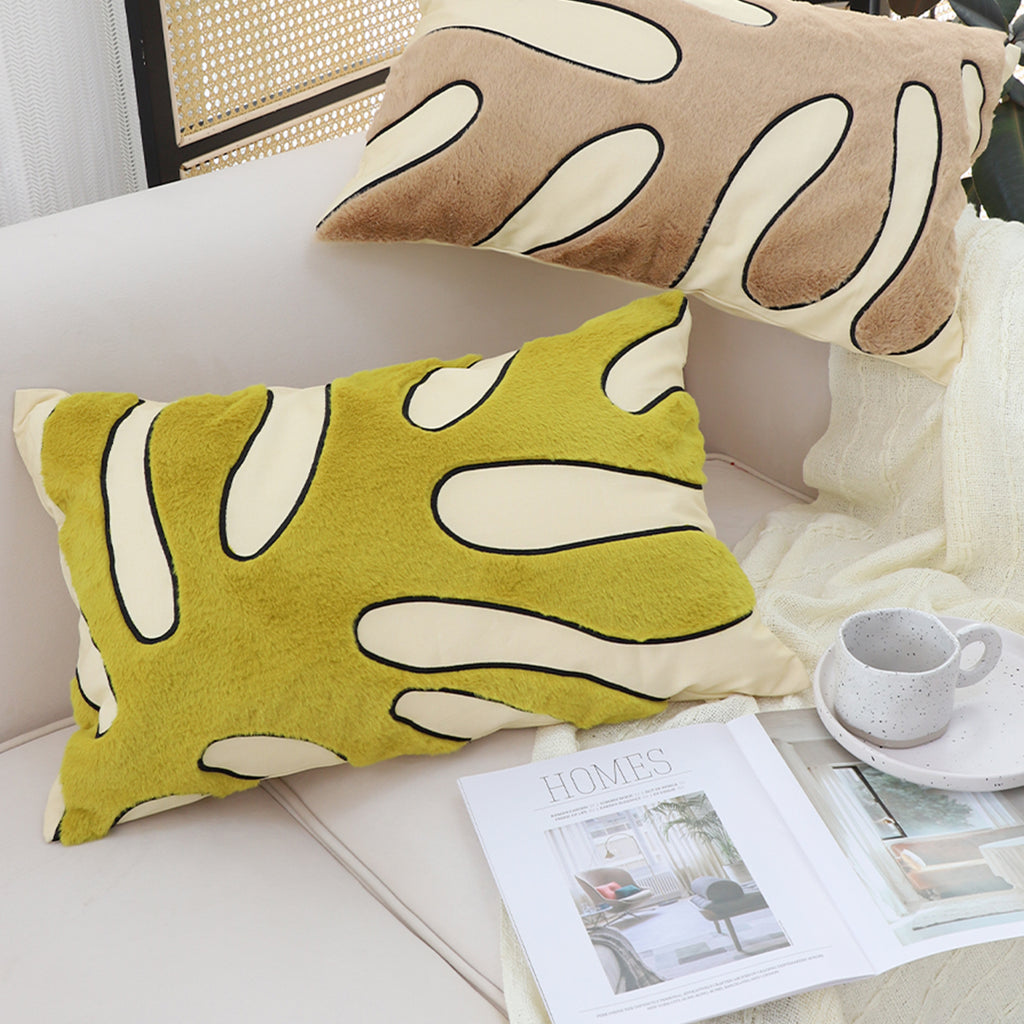 SOGA 38x60cm Coral Branch Pillowcase (Yellow)