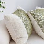 SOGA 2X 45cm Modern Green Accent Pillowcase