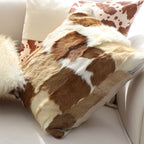 SOGA 2X 45cm Cowhide Patchwork Pillowcase