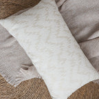 SOGA 2X 30x50cm Long rectangular Chevron Embroidered Lumbar Cushion Cover