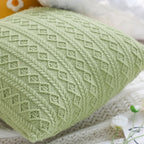 SOGA 45cm Cable Knit Fresh Pillowcase