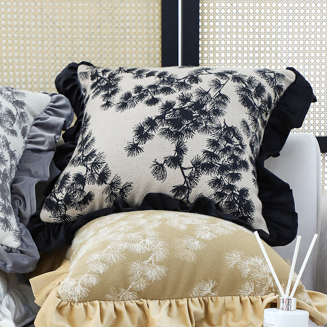 SOGA 45cm Vintage Floral Decorative Pillow Cover