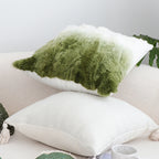 SOGA 45cm Ombre Faux Fur Pillowcase
