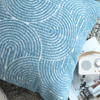 SOGA 45cm Gray Geometric Plush Pillowcase