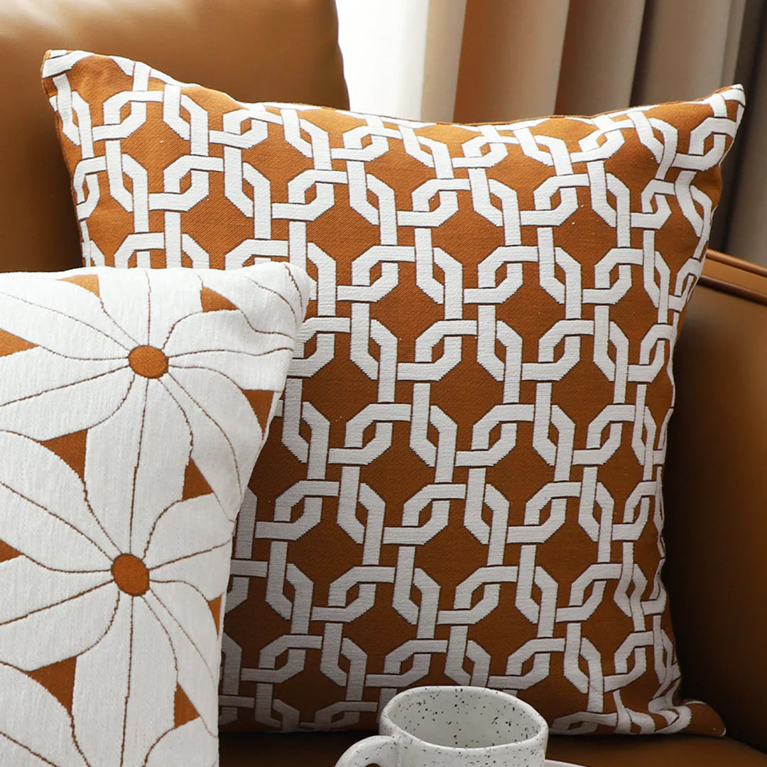SOGA 45cm Moroccan Lattice Decorative Pillow Cover