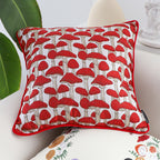 SOGA 45cm Ginkgo Leaf Pillowcase (Red)