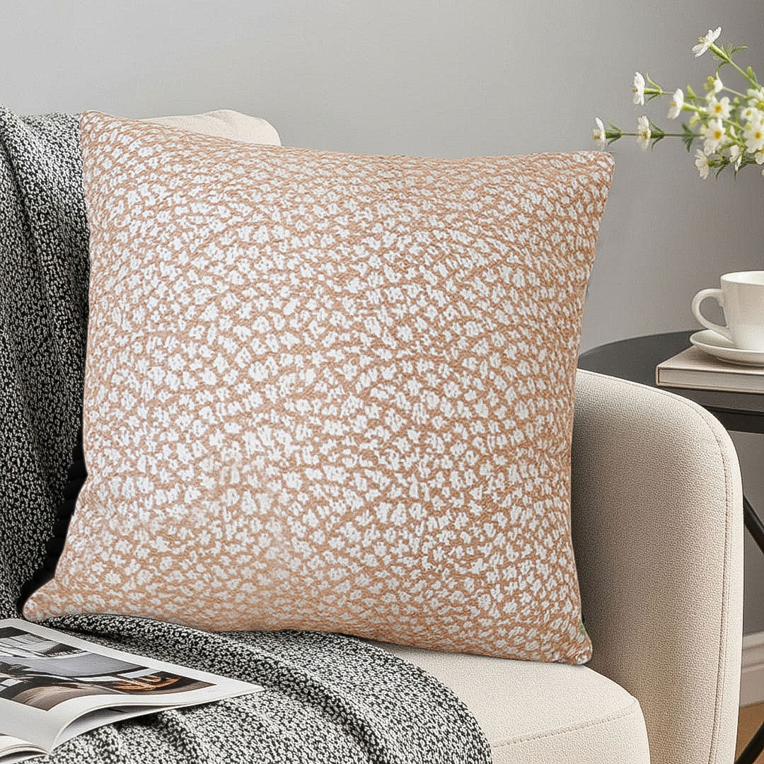 SOGA 45cm Accessorize Dezi Cream Geometric Pillowcase