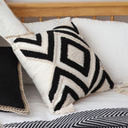 SOGA 2X 45cm Bold Tribal Geometry Pillowcases – Modern Boho Decorative Cushion Covers for Sofa, Bed & Home Décor