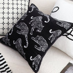 SOGA 45cm Bold Panther Black Pillowcases