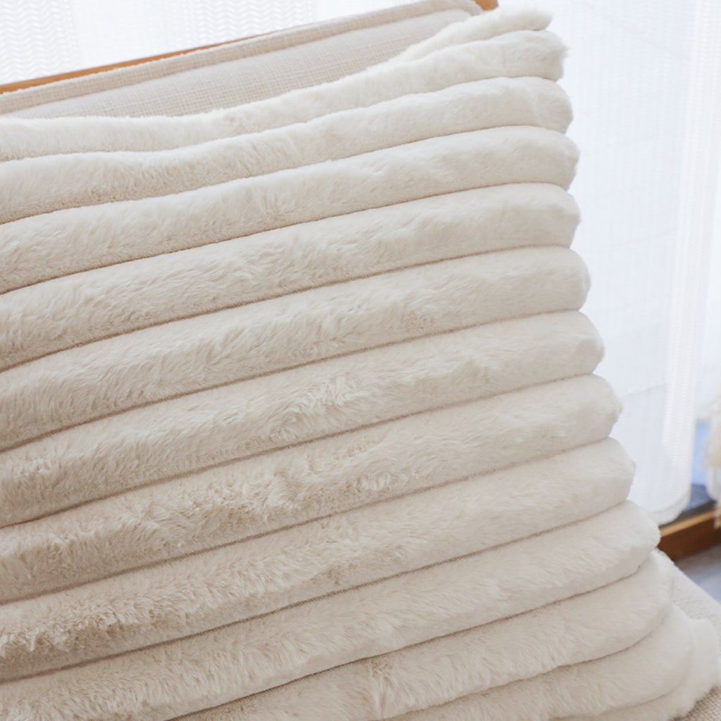 SOGA 45cm Boho Cream Tassel Throw Pillow Cover