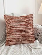 SOGA 2X 45cm Rust-Toned Woven Pillowcase