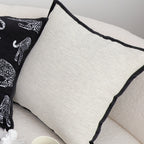 SOGA 45cm french style solid texture throw Pillowcase