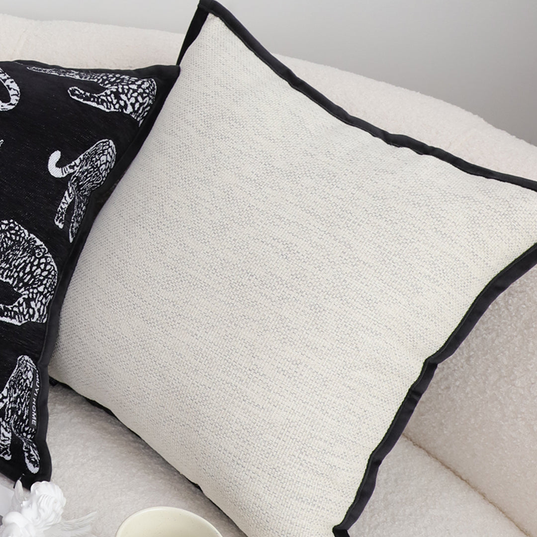 SOGA 45cm french style solid texture throw Pillowcase