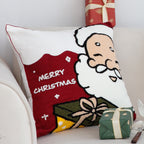 SOGA 45cm Embroidered Santa Claus Christmas Pillow - Bring Home the Cheer