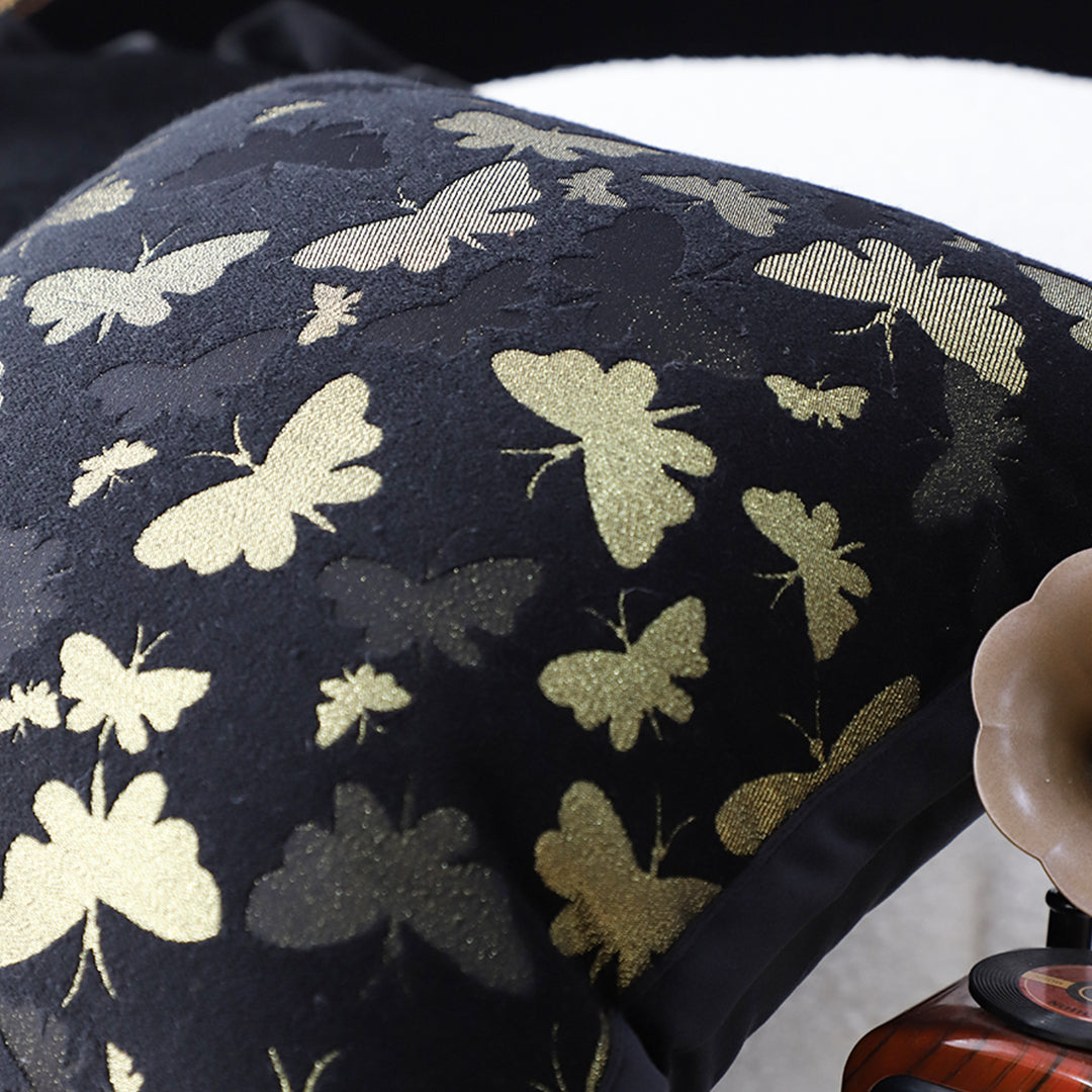 SOGA 45cm Vintage Butterfly Decorative Pillowcase