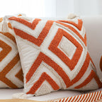 SOGA 2X 45cm Bold Diamond Geometry Pillowcases – Modern Geometric Decorative Cushion Covers for Sofa, Bed & Home Décor