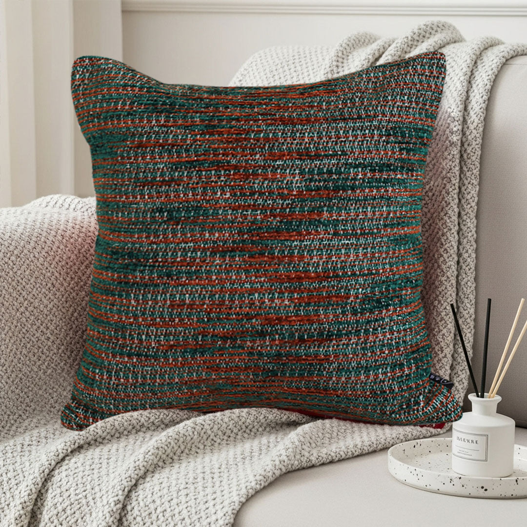 SOGA 45cm Textured Woven Pillowcase