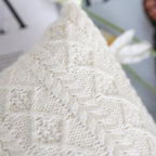 SOGA 2X 45cm Cable Knit Pure Pillowcases – Cozy Decorative Cushion Covers for Sofa, Bed & Home Décor