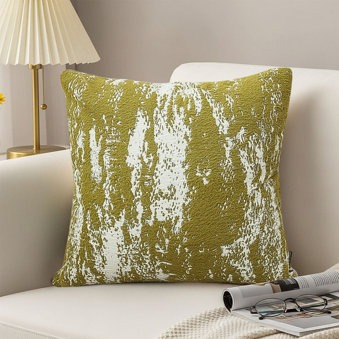 SOGA 45cm Olive Drift” Reverse-Print Decorative Pillowcase