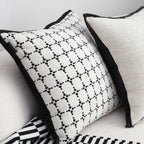 SOGA 45cm Nordic square Shape Monochrome Pattern Pillowcase