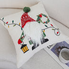 SOGA 45cm Festive Gnome Christmas Pillow Cover