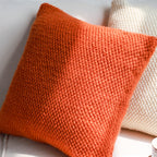 SOGA 45cm Textured Rust Pillowcase