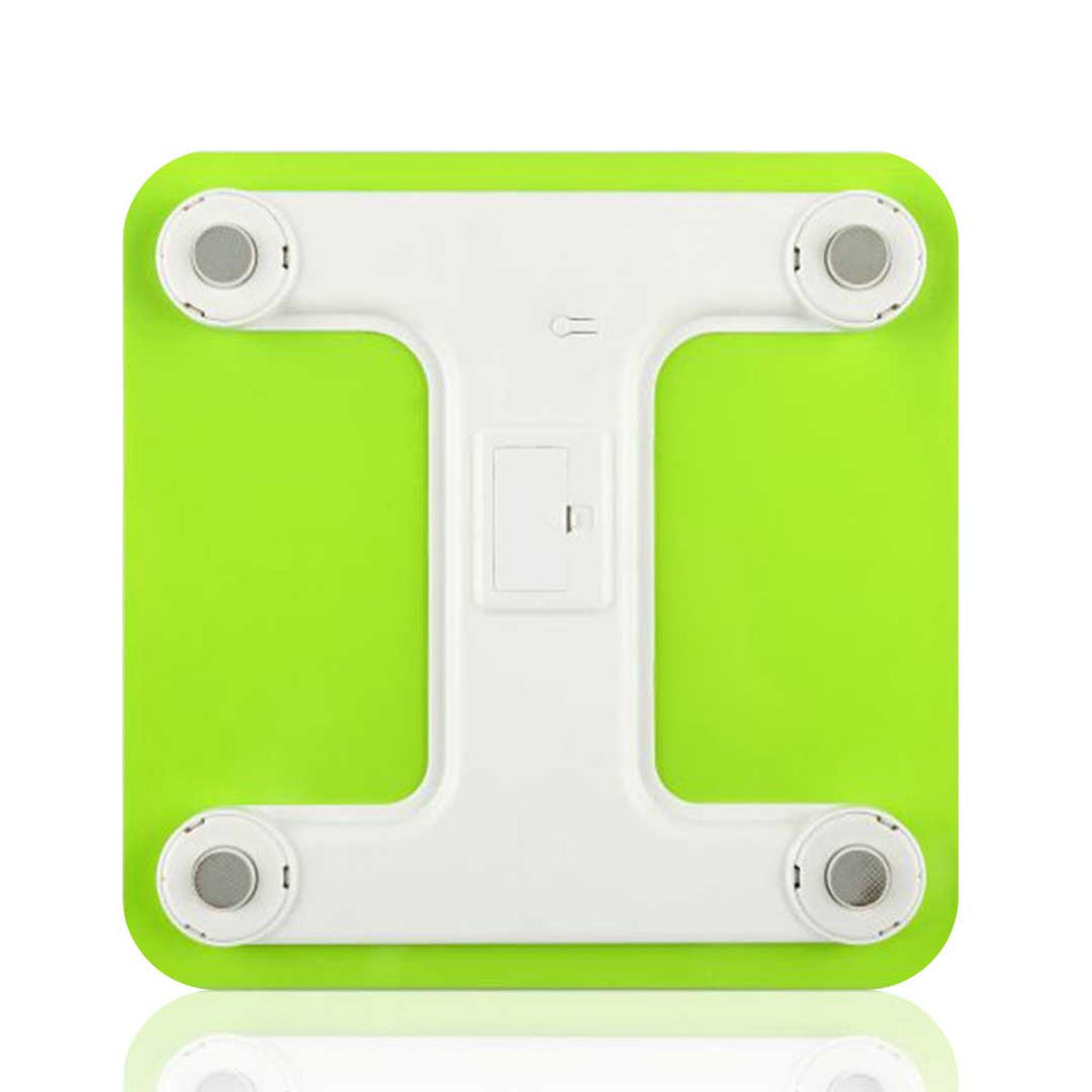 SOGA 180kg Digital Fitness Weight Bathroom Gym Body Glass LCD Electronic Scales Green