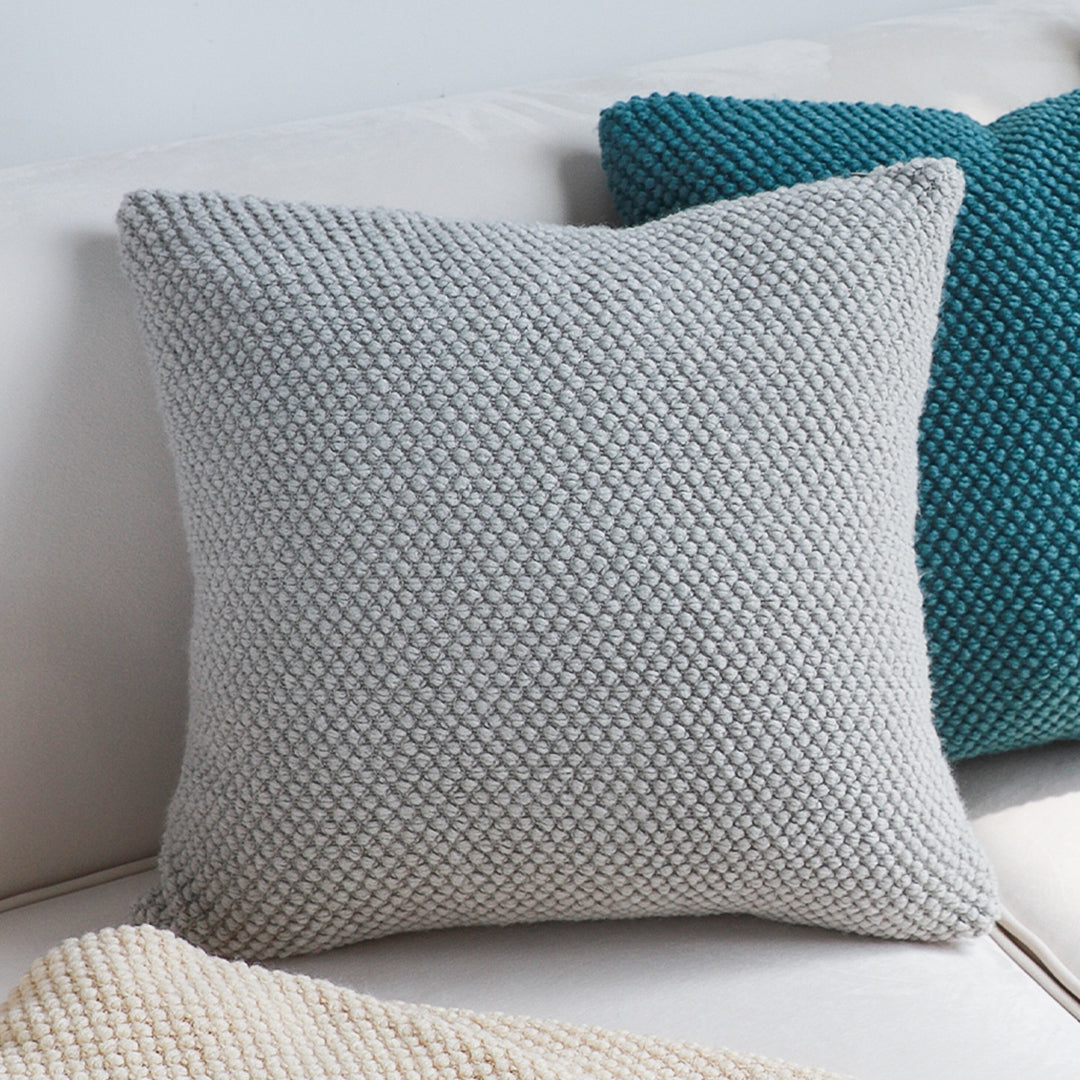 SOGA 45cm Textured Stone Pillowcase