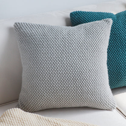 SOGA 45cm Textured Stone Pillowcase