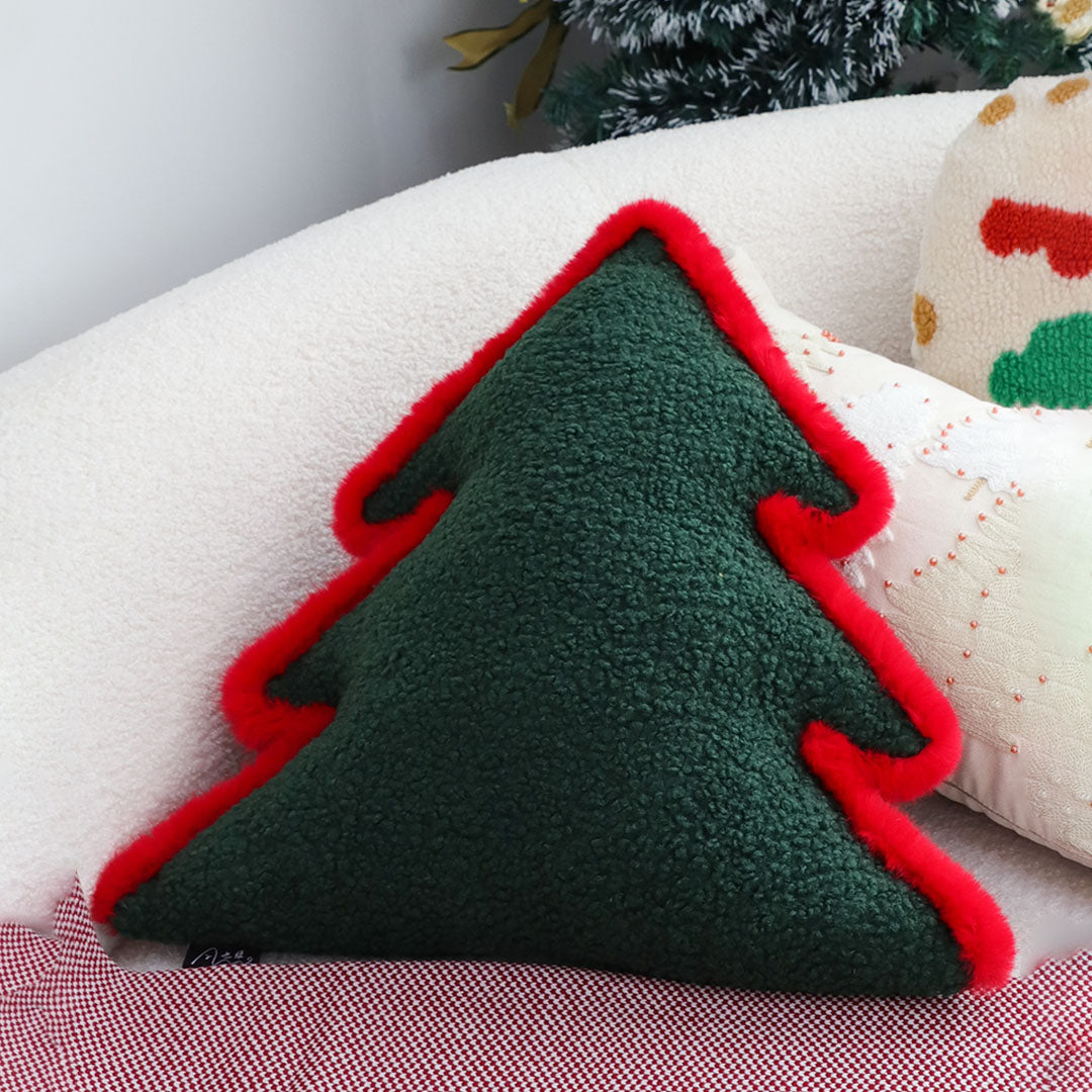SOGA 42x45cm Christmas Tree Figural Pillowcases