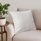 SOGA 45cm Cream Corduroy Polyester Throw Pillow Cover