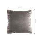 SOGA 45cm Velvet Pillowcase (Dove Gray)