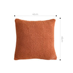 SOGA 45cm Textured Terracotta Pillowcase