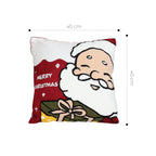 SOGA 45cm Embroidered Santa Claus Christmas Pillow - Bring Home the Cheer