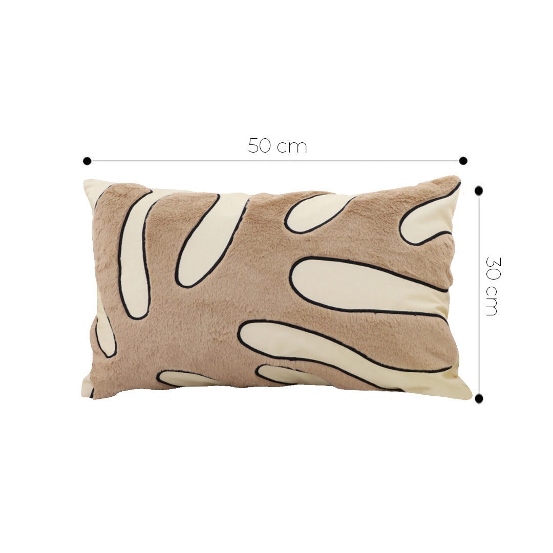 SOGA 38x60cm Coral Branch Pillowcase (Beige)
