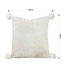 SOGA 45cm Classic Cream Holiday Pillowcase