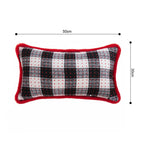 SOGA 45cm CozyFest Buffalo Plaid Pillowcase