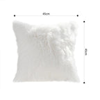 SOGA 45cm  Pure White Textured Pillowcase