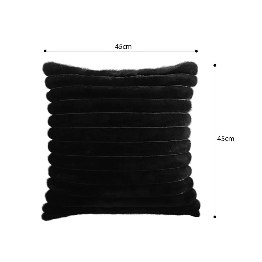SOGA 45cm Medieval Raised Pattern Fringed Velvet Pillowcase