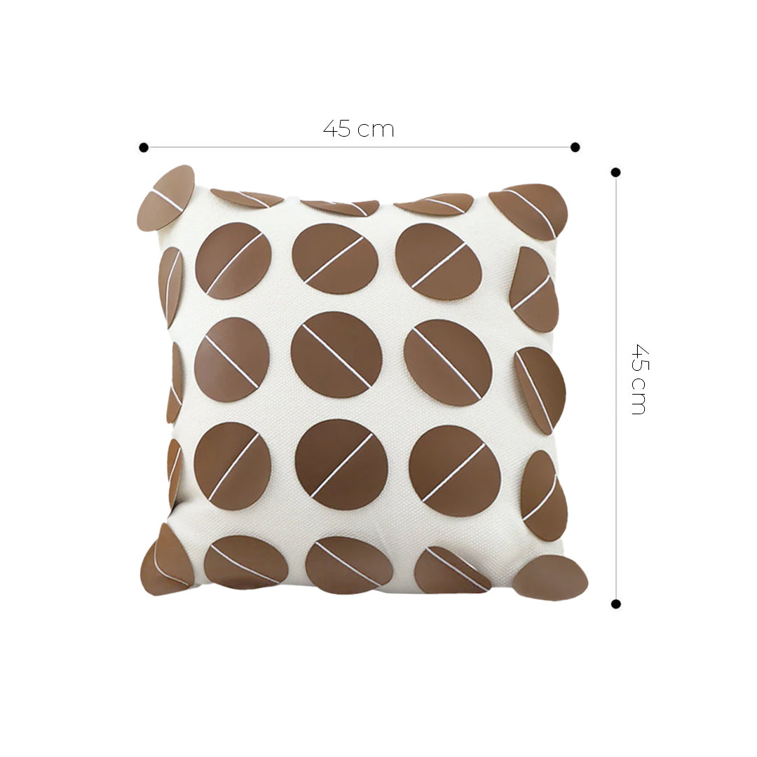SOGA 45cm Mid-Century Dot Pattern Pillow Cover