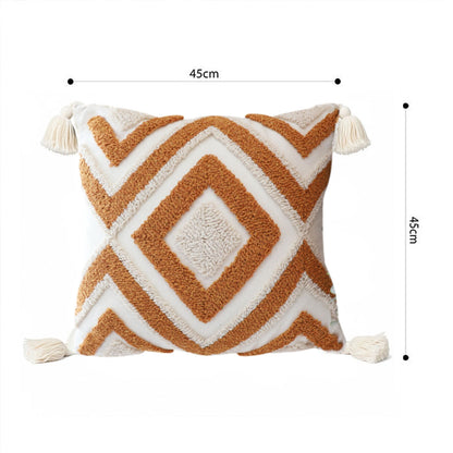 SOGA 45cm Bold Diamond Geometry Pillowcase